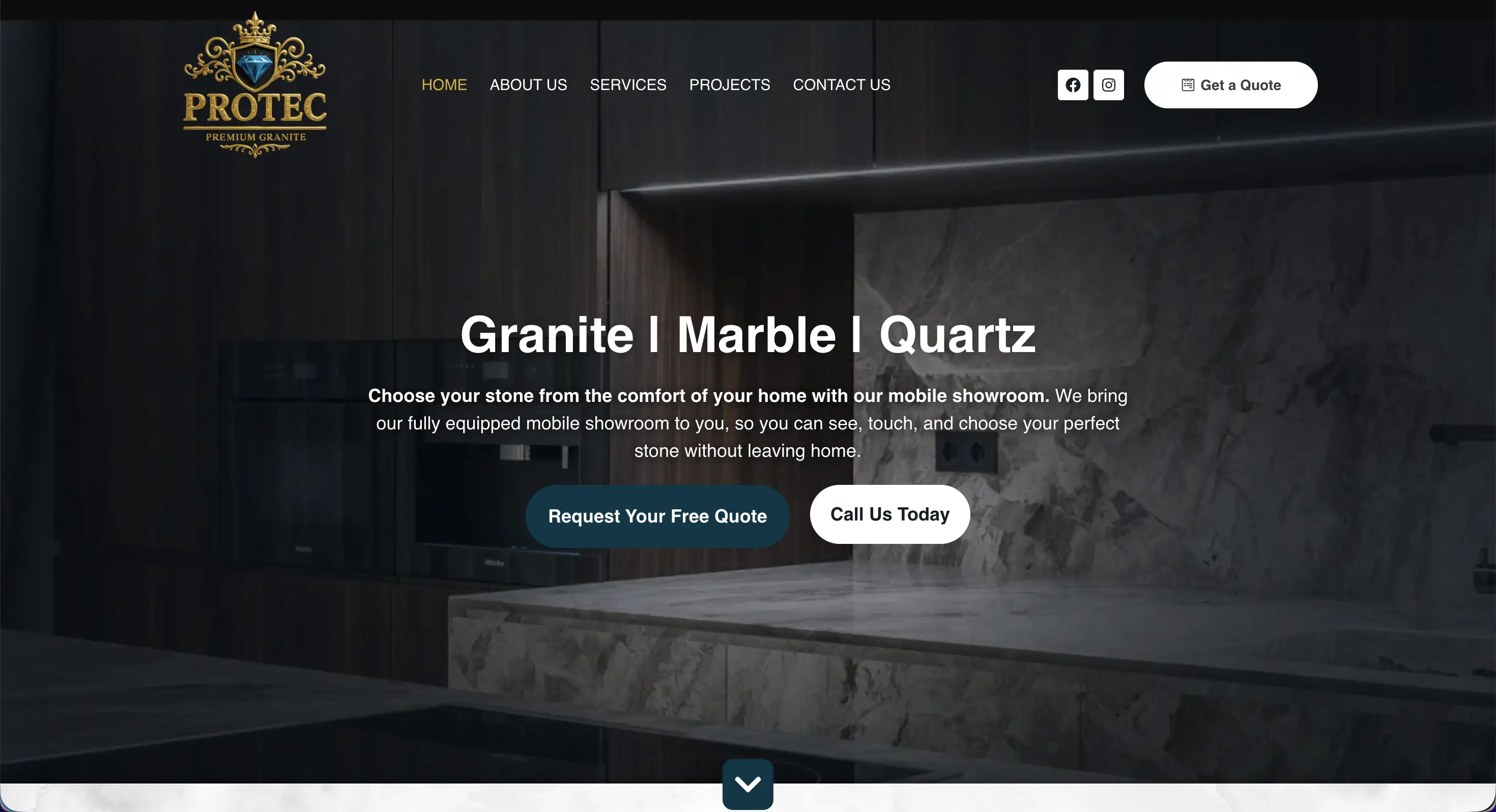 Protec Premium Granite - Mobile showroom