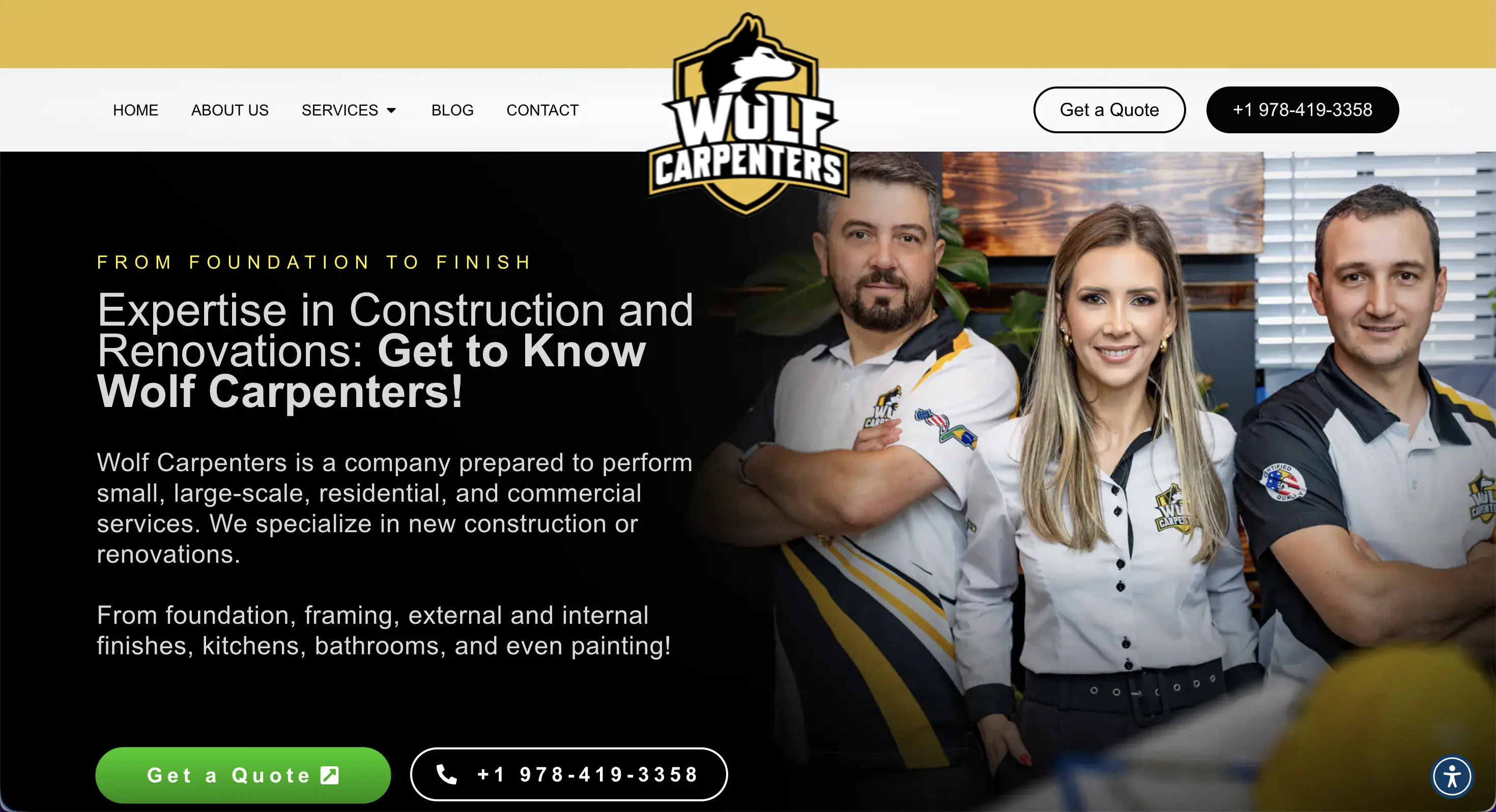 Wolf Carpenters - Professional construction team in Massachusetts